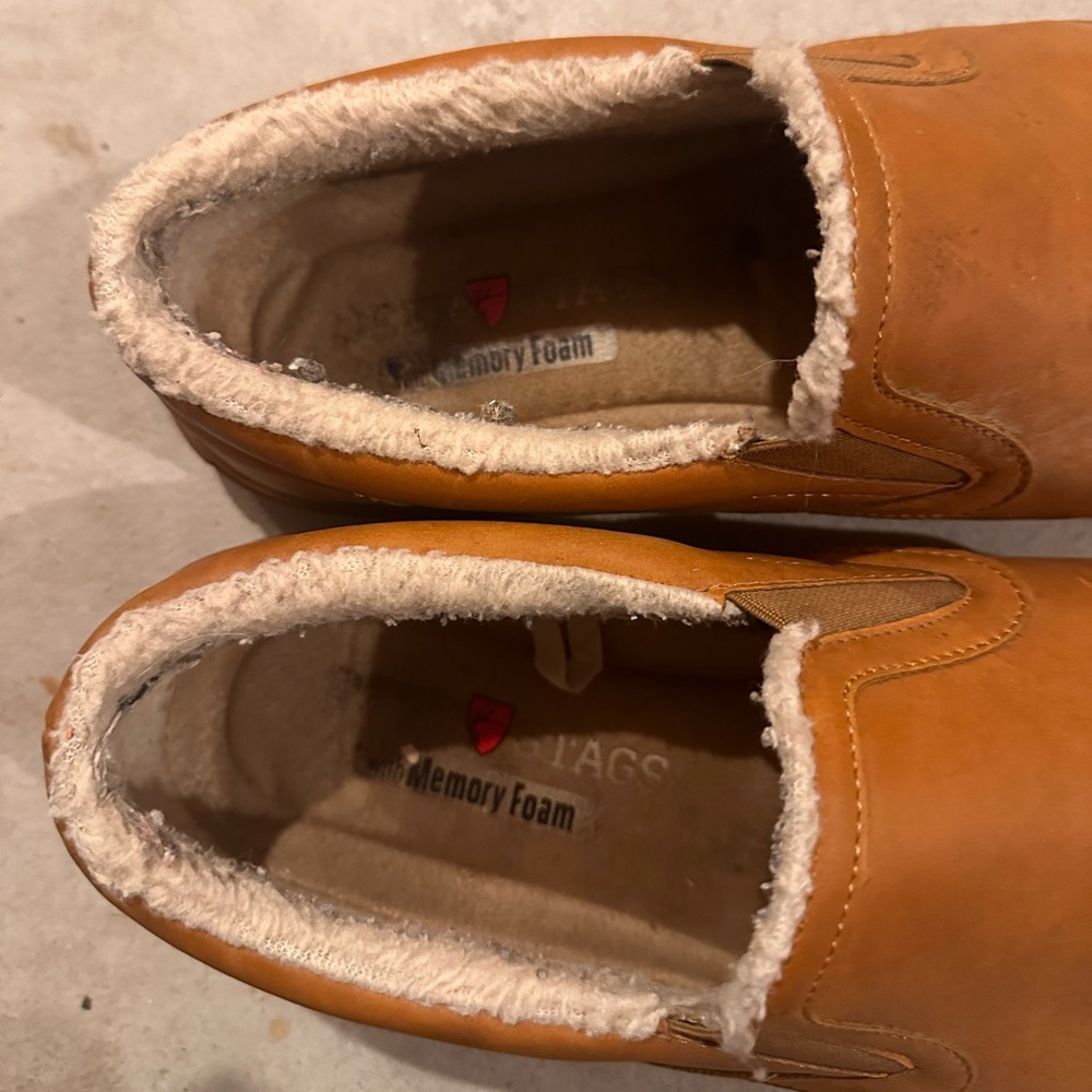 Sherpa Memory Foam Slip-Ons - image 2